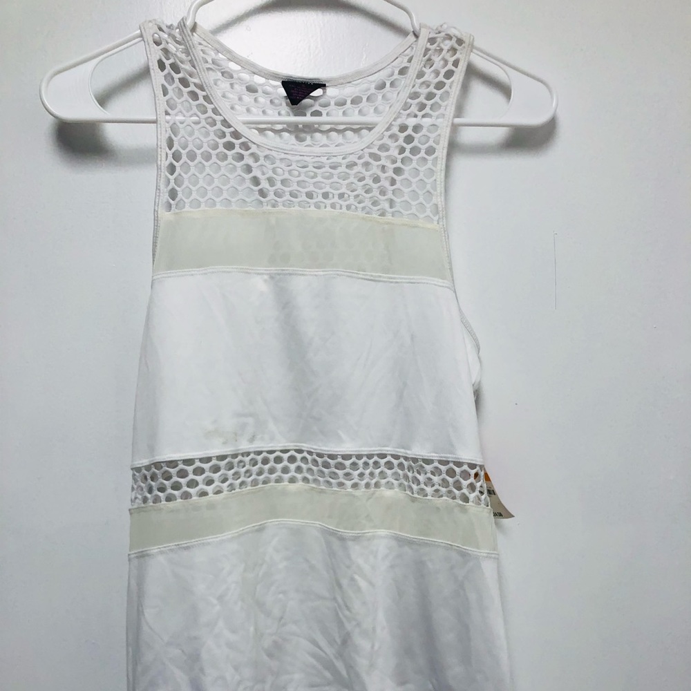 Material Girl Active women’s white tank top